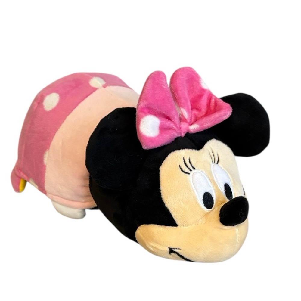 Disney Flipazoo Plush Toy 2-in-1 Minnie Mouse Mickey Mouse Soft Velour